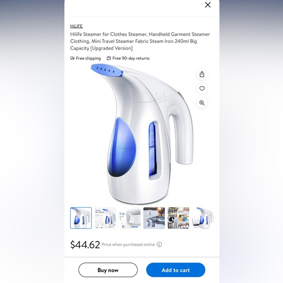 Hilife Portable Garment Steamer NEW! - Picture 4 of 13